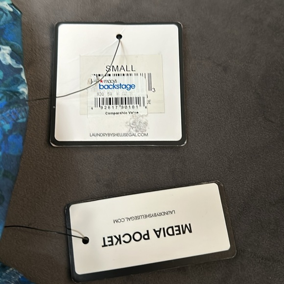 Laundry by Shelli Segal blue print leggings size small - Picture 9 of 11